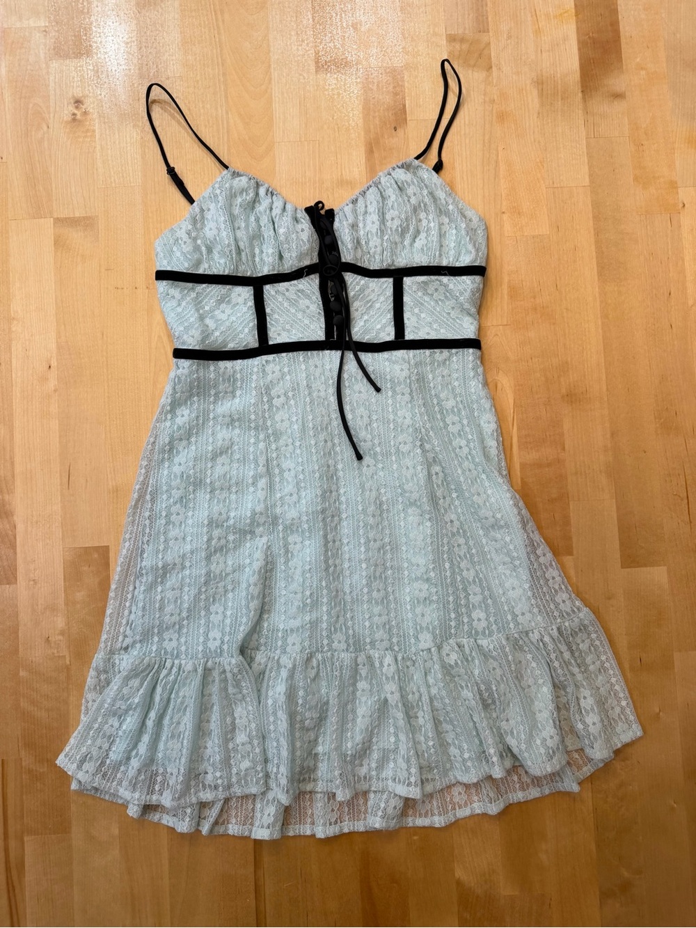 Urban Outfitters Silvana Lace Babydoll Coquette Cami Mini Dress